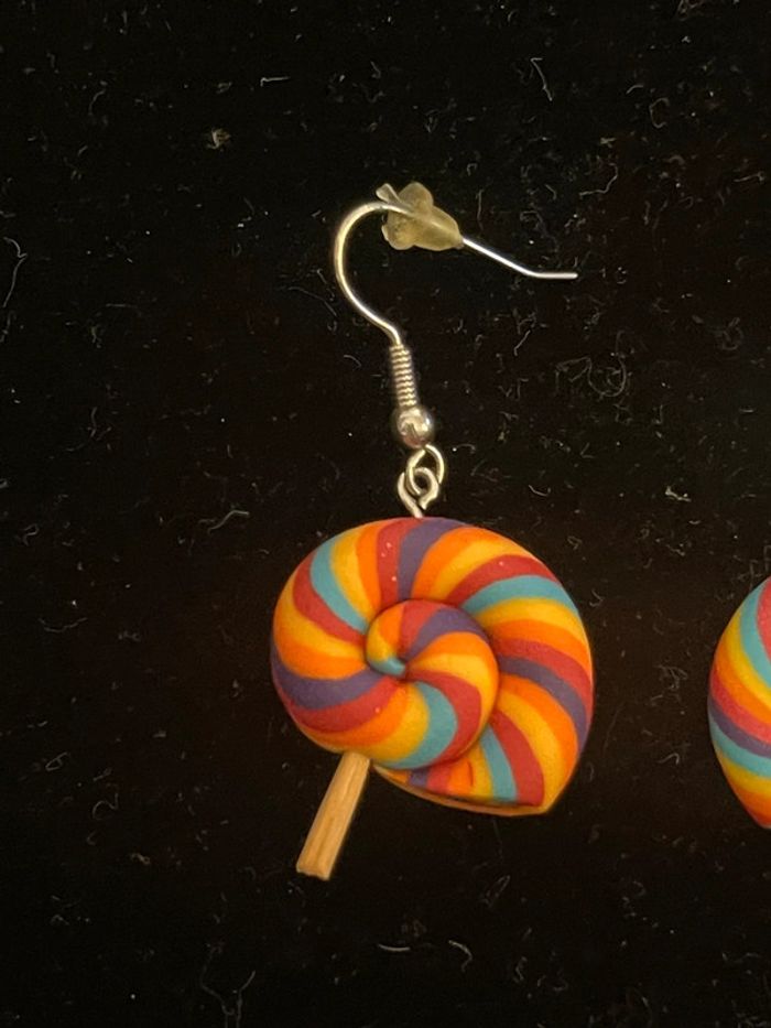 boucles d’oreilles colorées - photo numéro 2