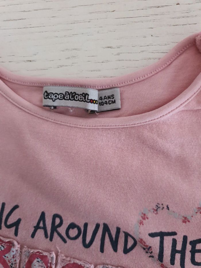 Tee shirt tape a l oeil 4 ans - photo numéro 4