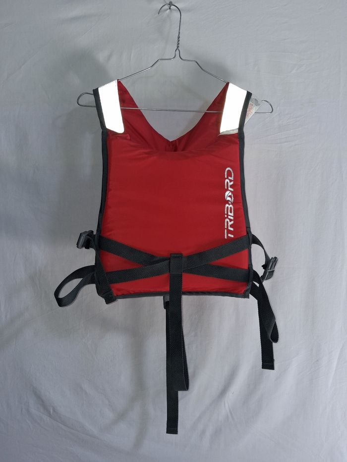 Gilet tribord sauvetage / flottaison rouge complet de 25 à 40kg