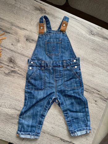 Salopette en jeans 12 mois okaidi