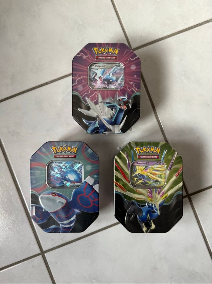 Pokémon Pokébox Légendes Azur Kyogre Dialga Xerneas EX FR
