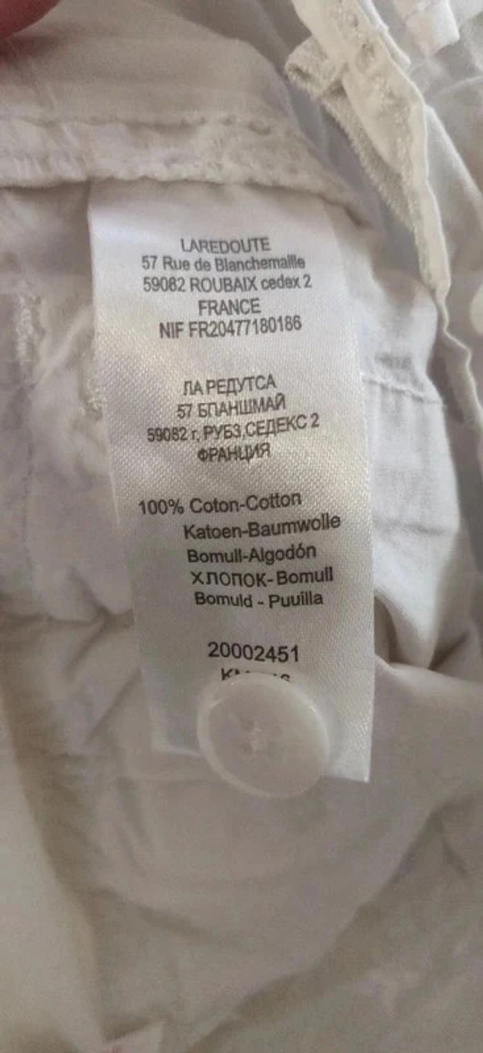 Bermuda blanc La redoute 8 ans - photo numéro 5