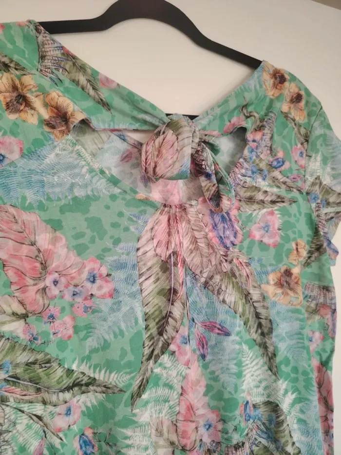 T shirt femme floral - photo numéro 4