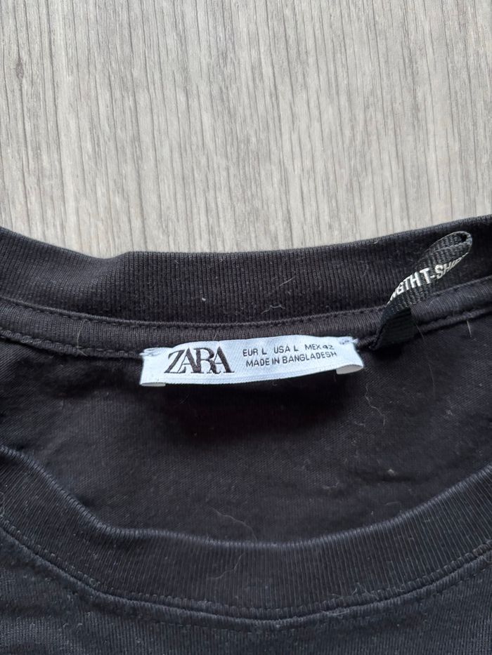 T-shirt noir basique – Taille L - photo numéro 2