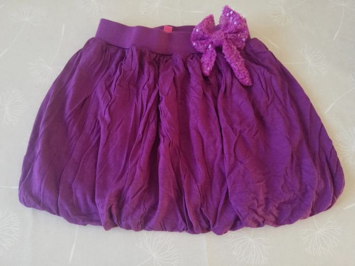Jupe ballon violette Punkidz 4 ans neuve