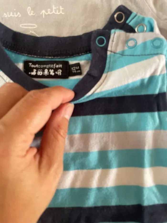 Lot 8 t-shirt 12 mois - photo numéro 12