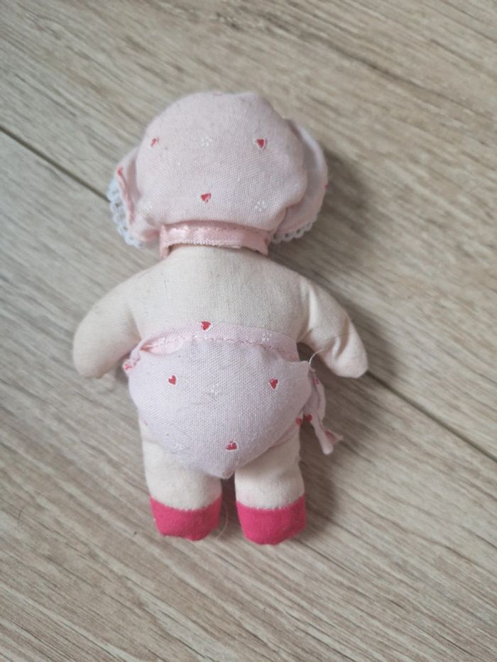 Poupée de chiffon, rose, 12cm environ - photo numéro 2