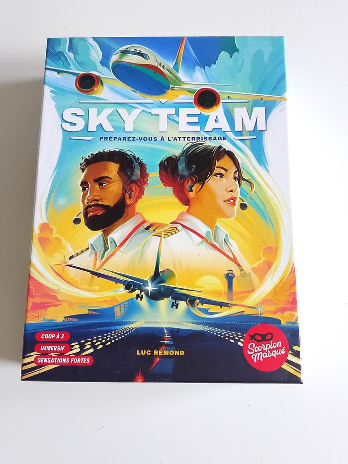 Sky team scorpion masqué complet
