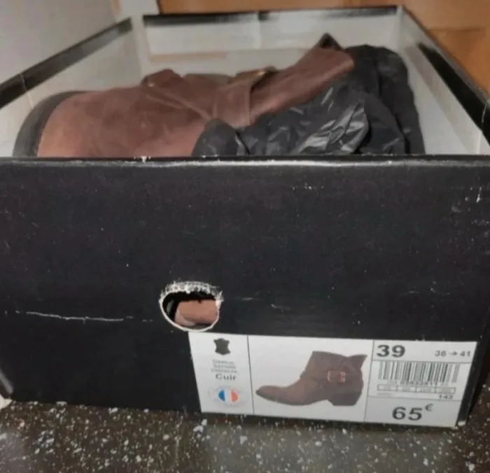 Boots en cuir neuve 39 - photo numéro 7