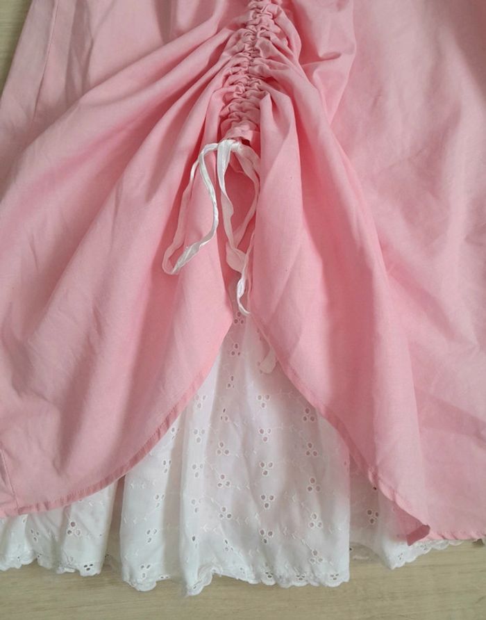Robe rockabilly rose et dentelle - photo numéro 4