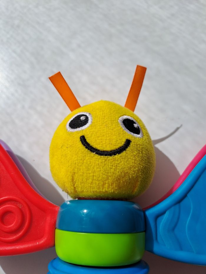 Hochet papillon multicolores - photo numéro 9