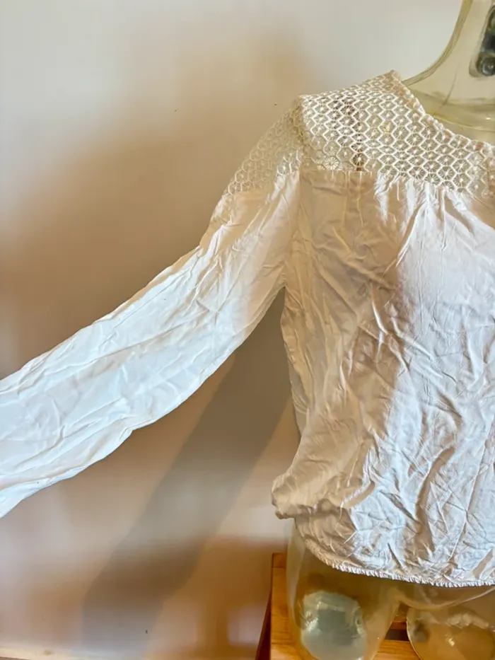 Blouse blanche camaïeu - photo numéro 5