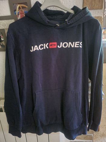 Sweat à capuche. Homme. Marine. Jack & Jones. Taille XL