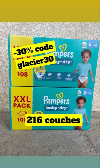 Pampers baby dry taille 5