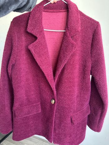 Veste bordeaux femme