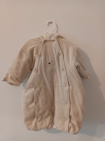 Combinaison chaude 1mois