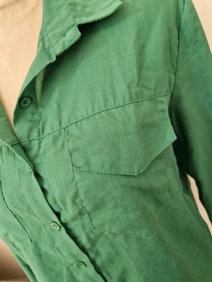 Chemise verte taille l - photo numéro 2
