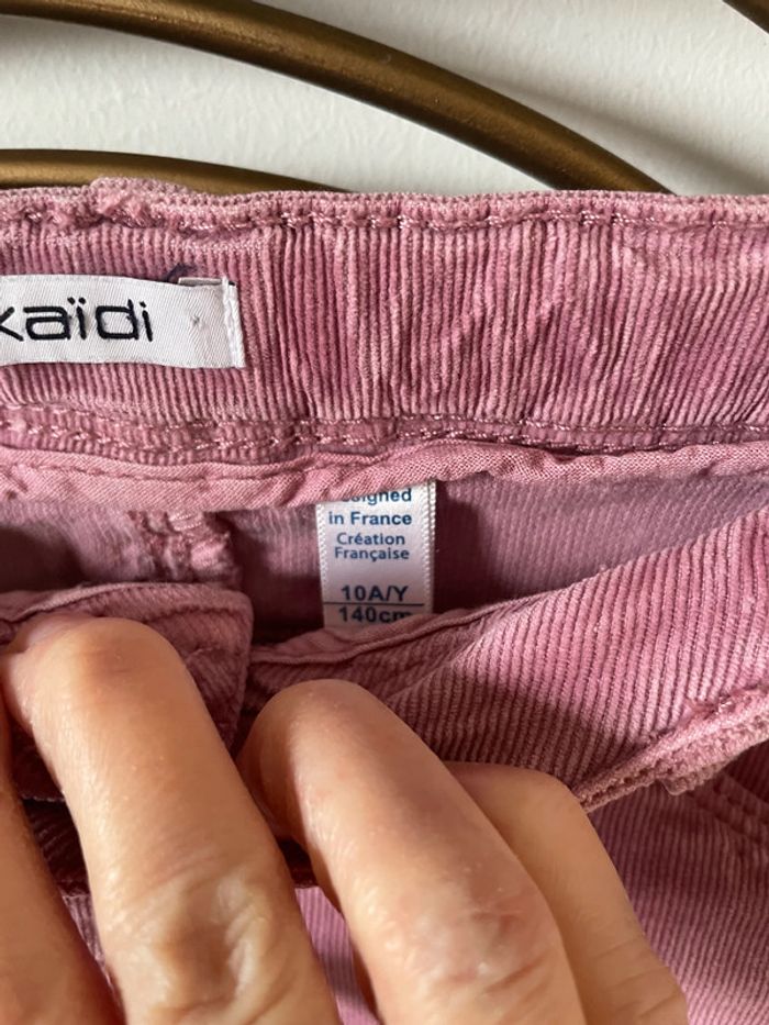 Jupe en velours Okaibi T10 ans - photo numéro 5