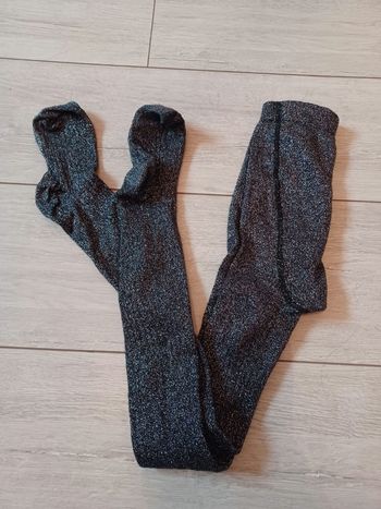 Collant noir pailleté  35-36