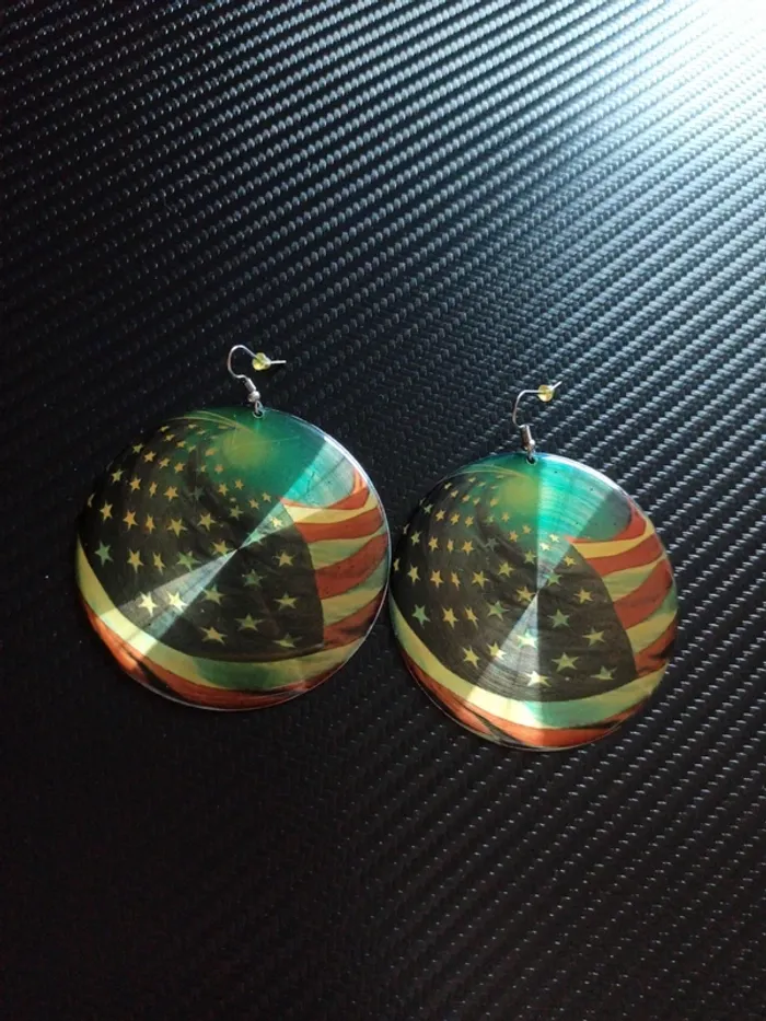 Boucles d'oreilles USA - photo numéro 2