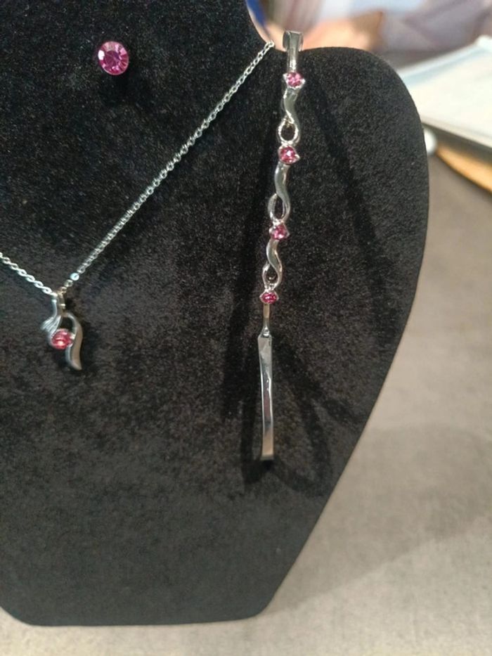 Lot collier+ bracelet + boucles d'oreilles - photo numéro 2