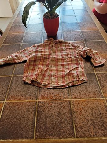 Chemise manches longues à carreaux