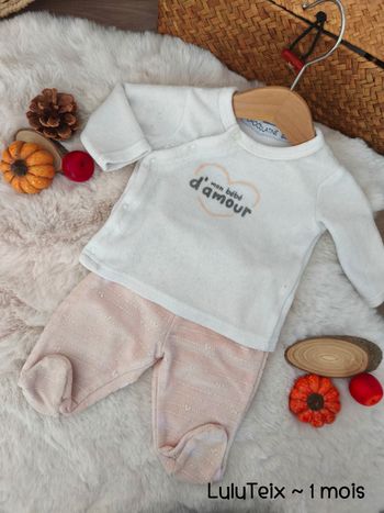 Pyjama 2 pièces ~ 1 mois