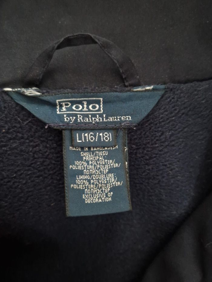 Veste Polo Ralph Lauren – Bleu Marine – Taille L (16/18) Junior - photo numéro 7