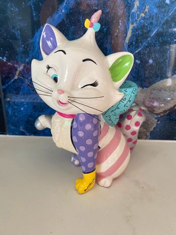 Figurine disney britto marie le chat