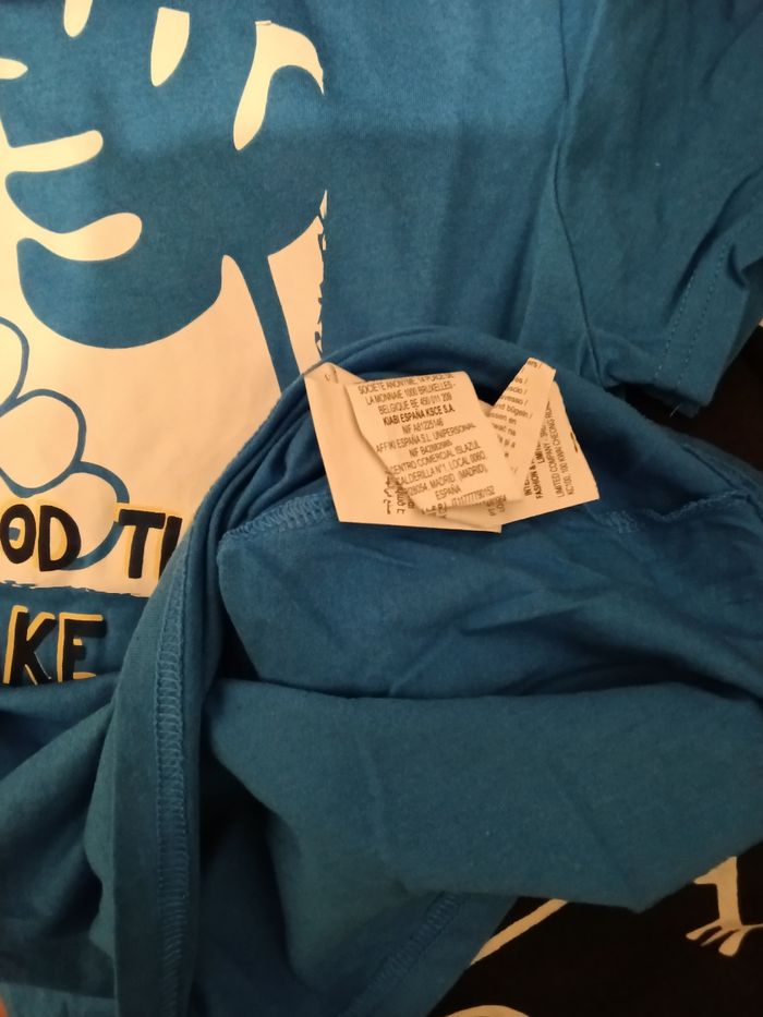 Tee-shirt Kiabi bleu et multicolore - photo numéro 4