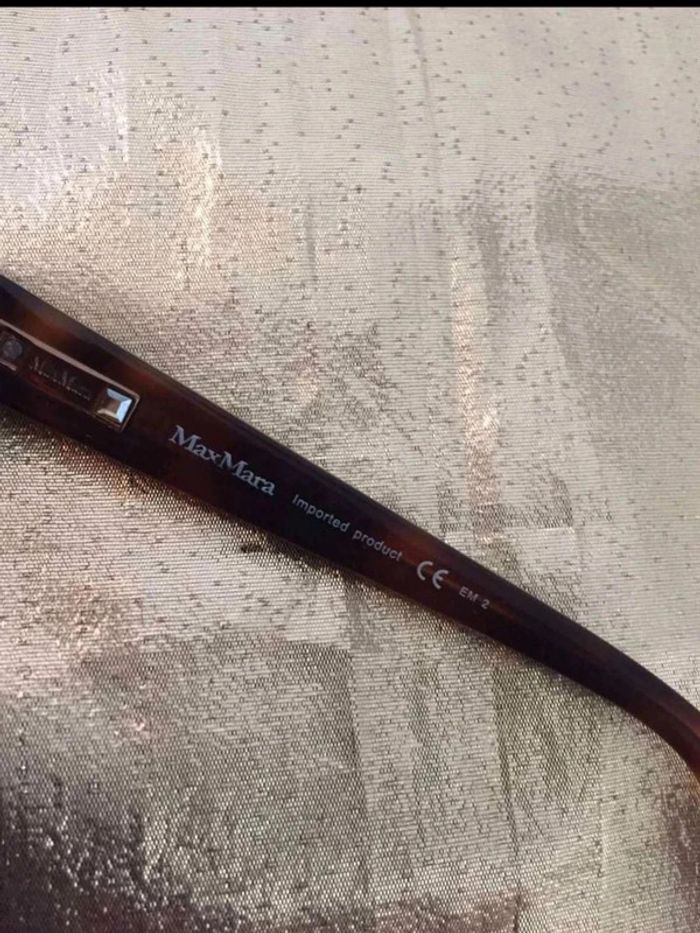 Lunettes de  soleil femme Max  Mara  écaille - photo numéro 4