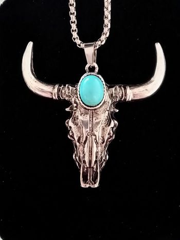 Chaîne + pendentif bohème