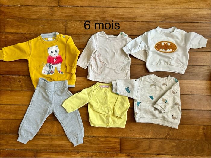 Lot 27 vêtements 6 mois mixte/garçon mi saison - photo numéro 5