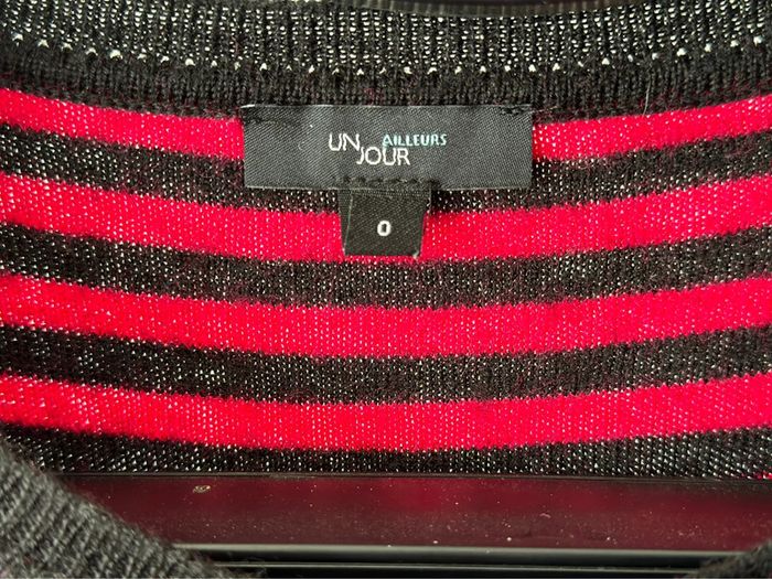 Pull à rayures avec strass Un Jour Ailleurs - photo numéro 6