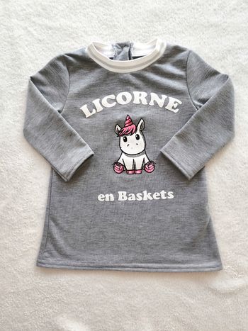 Robe licorne 12 mois