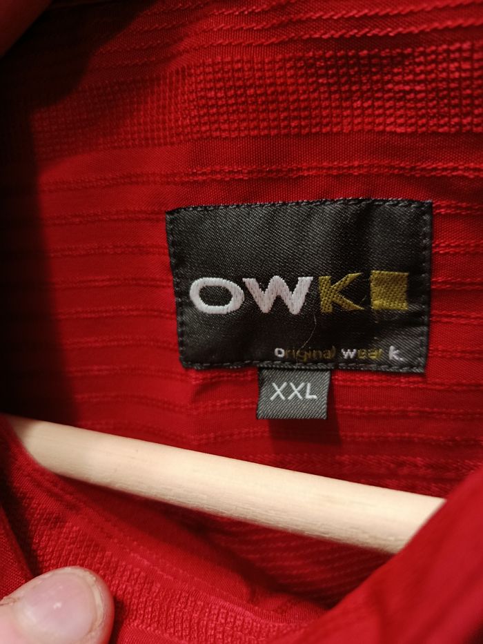 Chemise homme taille xxl rouge - photo numéro 2