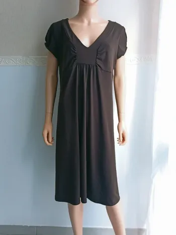 Robe maternité marron T42/44 R*