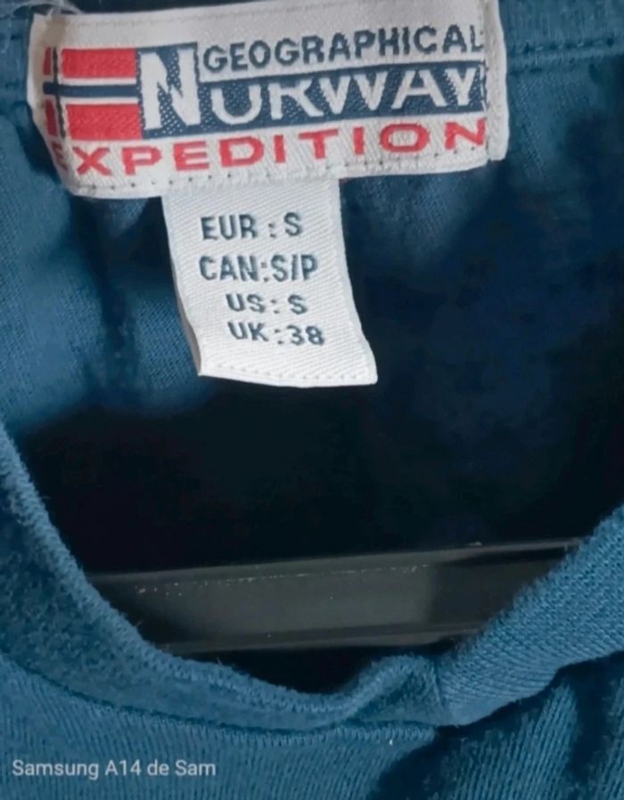 Tshirt femme marque geographical norway taille s - photo numéro 3