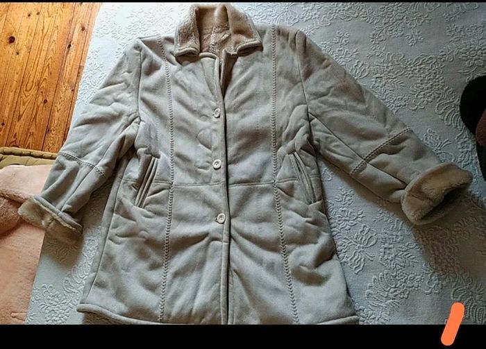 Manteau femme 44 faux daim doublé - photo numéro 3