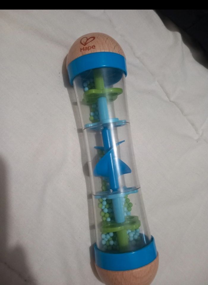 Jouets d'éveil (bâton de pluie et livre en tissus) - photo numéro 5