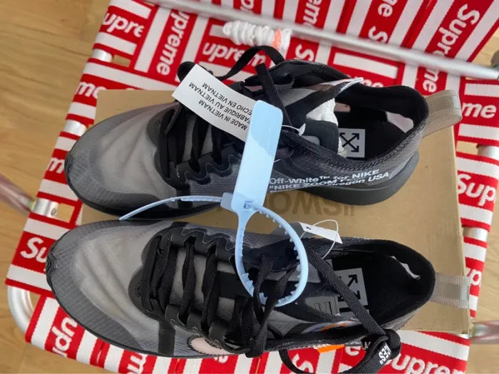 Nike off white zoom fly black - 37,5 - neuf - photo numéro 14