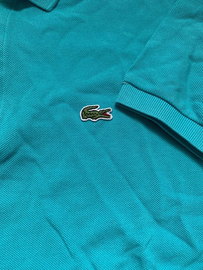 Polo Lacoste bleu - homme taille M - photo numéro 3