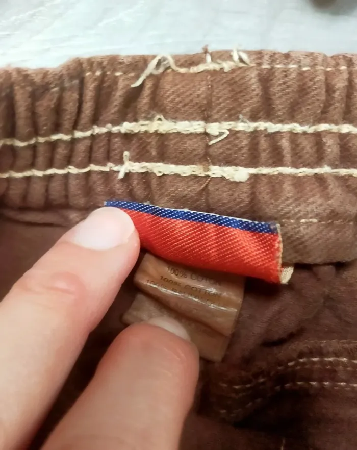 Jeans marron garçon 12 mois DPAM - photo numéro 3