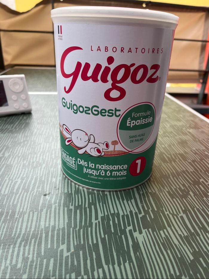 GUIGOZ GUIGOZGEST GEST formule épaissie 1 et âge