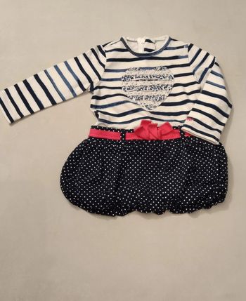 robe marinière catimini fille 12 mois