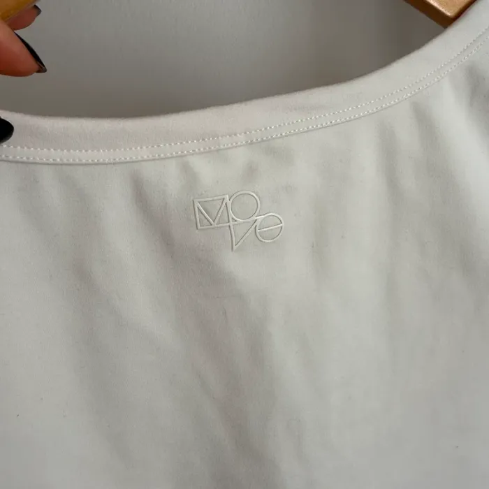 Haut de sport blanc coupe courte Move taille M - photo numéro 5