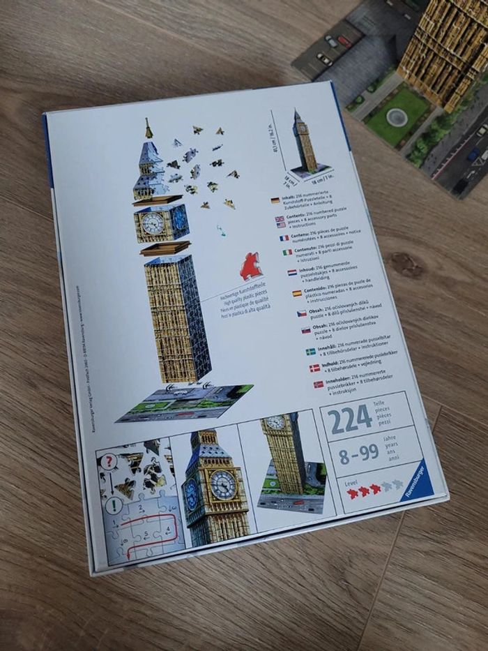 Puzzle 3D Big Ben - photo numéro 4