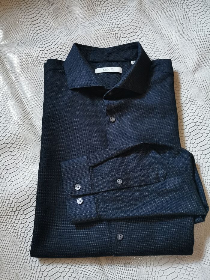 Chemise bleu marine Jack & Jones T Xl