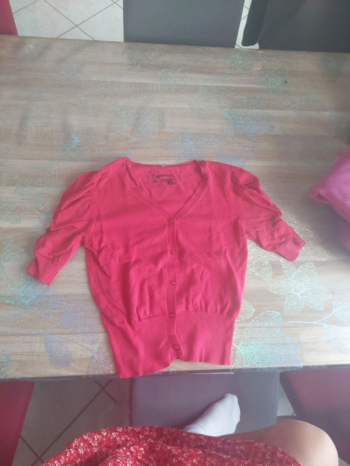 Gilet fille 14 ans  à boutons