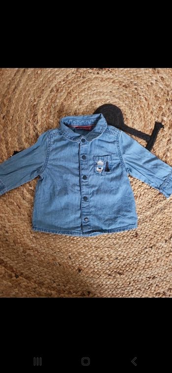 Chemise en jean sergent major